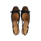 Valet Du Roi kidskin slingback pumps