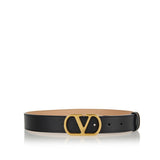 VLogo Signature reversible leather belt