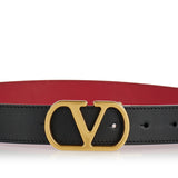 VLogo Signature reversible leather belt