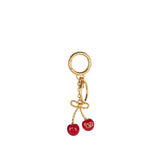 Chez Valentino metal and enamel key ring