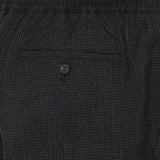 Straight-leg wool trousers