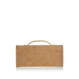 Belle Vivier suede clutch