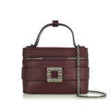 très vivier leather vanity bag