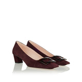 Belle Vivier suede pumps