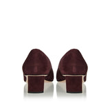 Belle Vivier suede pumps