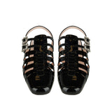 Mini Très Vivier crystal-embellished sandals