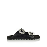 Viv' crystal-embellished buckle sandals