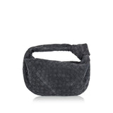 Teen Jodie Intrecciato suede bag