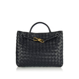 Andiamo medium Intrecciato leather tote