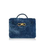 Andiamo Small merino shearling tote bag