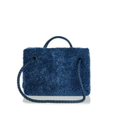 Andiamo Small merino shearling tote bag