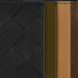 Intrecciato zip card case