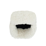 Intrecciato leather aviator hat