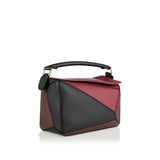 Josef Albers Puzzle Square small leather shoulder bag