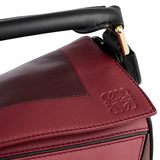 Josef Albers Puzzle Square small leather shoulder bag