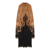 Hypnotic caped maxi dress