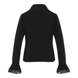 Lace trim shirt
