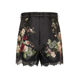 Hypnotic lace trim shorts