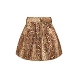 Hypnotic utility mini skirt