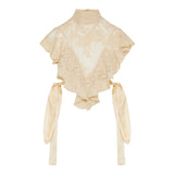 Hypnotic high-neck blouse