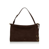 Le Click East West large nubuck bag