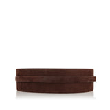 Suede double large belt