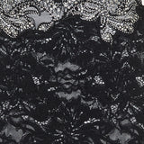 Floral lace midi skirt