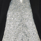 Sequin‑detail blouse