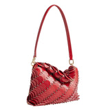 Paco leather disc bag