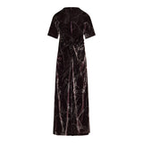 Angelica printed satin midi dress