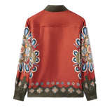 Boy printed silk shirt