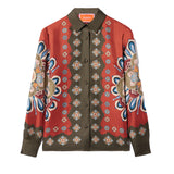 Boy printed silk shirt