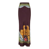 Bounty Placée Silk maxi skirt