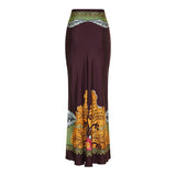 Bounty Placée Silk maxi skirt