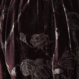 Floral satin pajama trousers