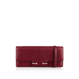 Supple grain leather shoulder bag