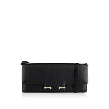 Supple grain leather shoulder bag