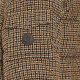 Montgenevre hooded short down jacket