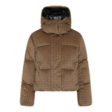 Quierzy hooded short down jacket