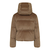 Quierzy hooded short down jacket