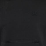 Tonal back logo cotton hoodie