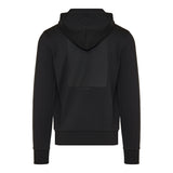 Tonal back logo cotton hoodie