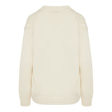 Wool-cashmere v-neck cardigan