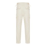 Cotton gabardine cargo trousers