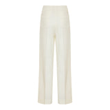 Wool gabardine tailored trousers