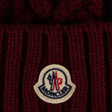 Cashmere-blend beanie with pom-pom