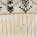 Crystal-embroidered alpaca blend beanie