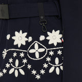 Blaye embroidered hooded down ski jacket