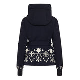 Blaye embroidered hooded down ski jacket