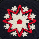 Embroidered mini pouch